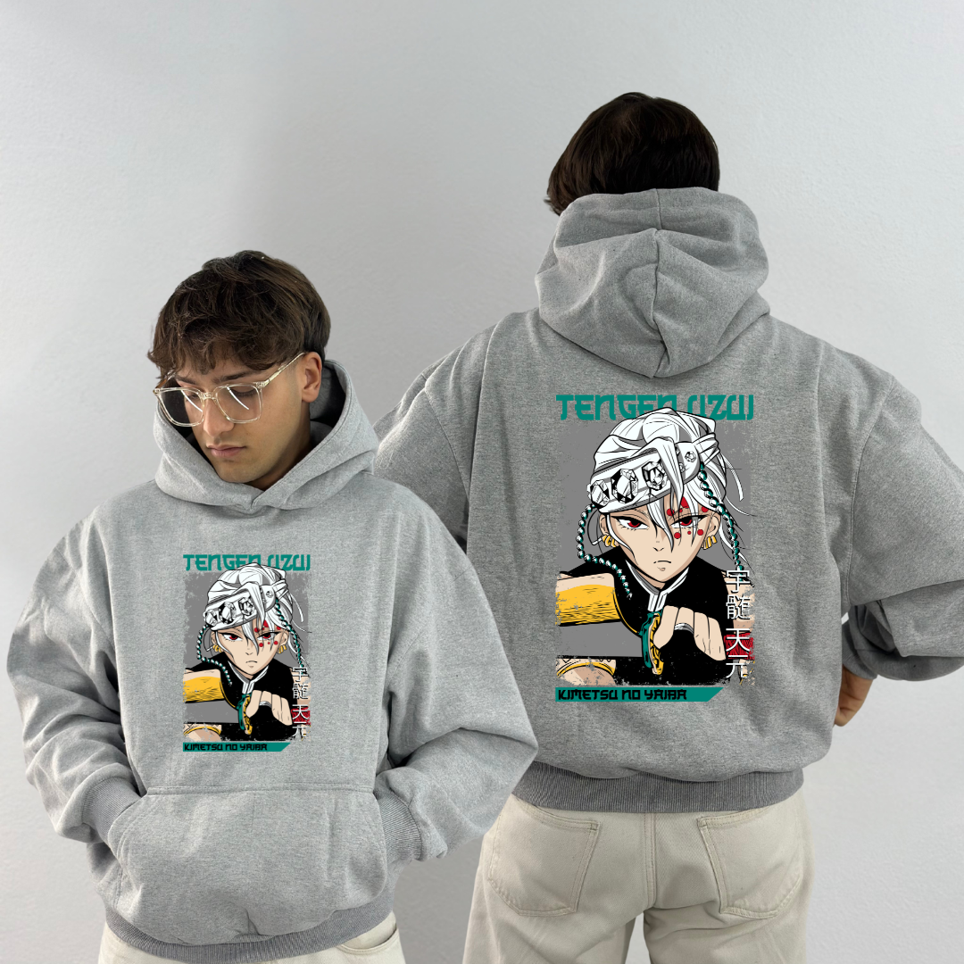 Tengen Uzui Anime vibe Hoodies Oversized (Unisex)