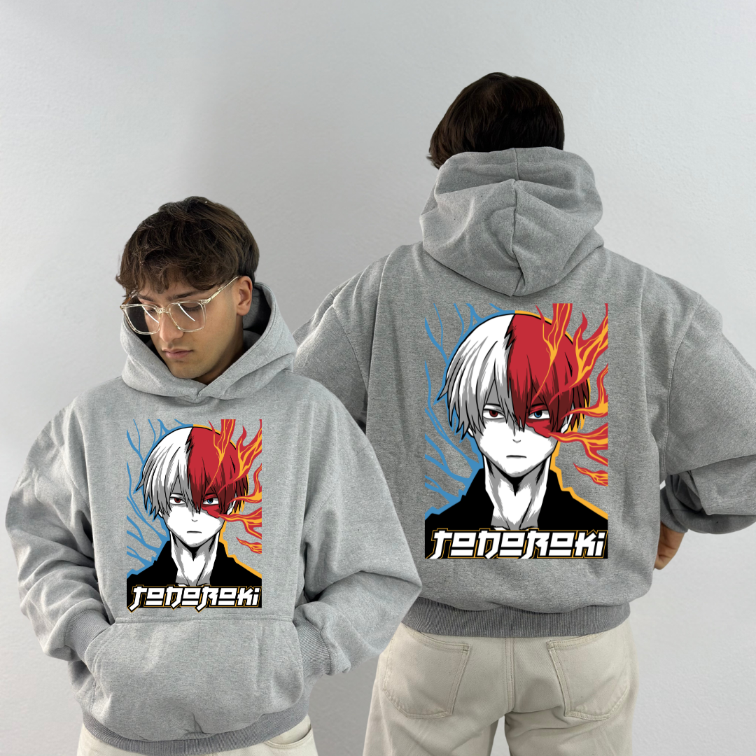 Mha Shoto Anime vibe Hoodie Oversized (Unisex)