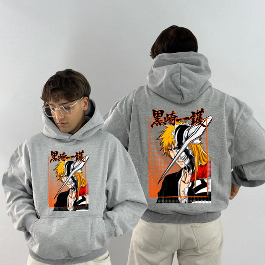 Ichigo Kurosaki Anime vibe Hoodie Oversized (Unisex)