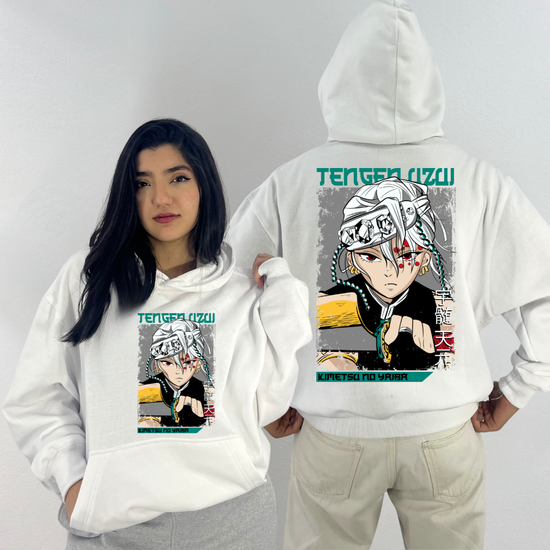 Tengen Uzui Anime vibe Hoodies Oversized (Unisex)