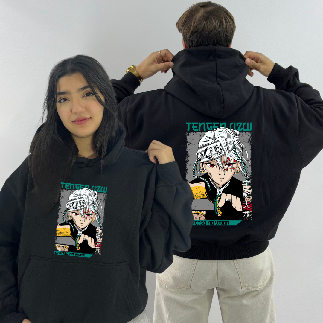 Tengen Uzui Anime vibe Hoodies Oversized (Unisex)