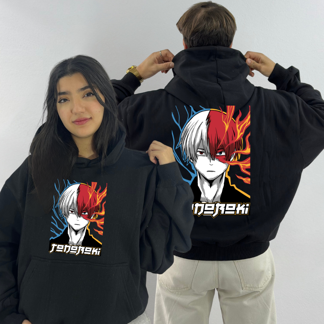 Mha Shoto Anime vibe Hoodie Oversized (Unisex)